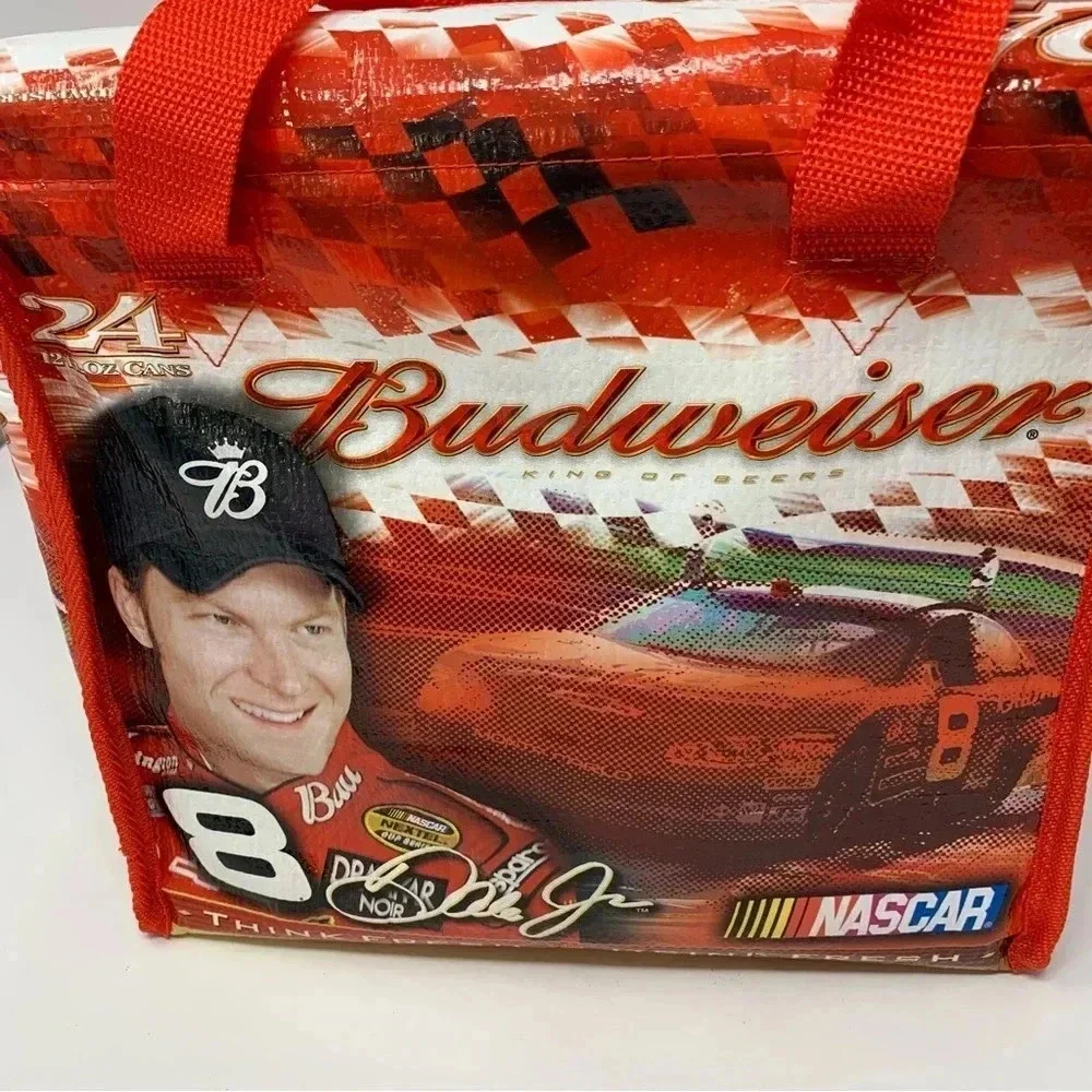 Dale Earnhardt Jr Budweiser COOLER -24 Can Insulated Soft Sided Bag Nascar